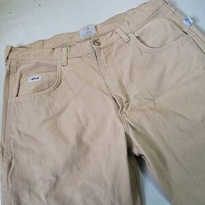 Tyndale FRMC Flame Resistant Carpenter Pants Men's W38 L31 Workwear Khaki